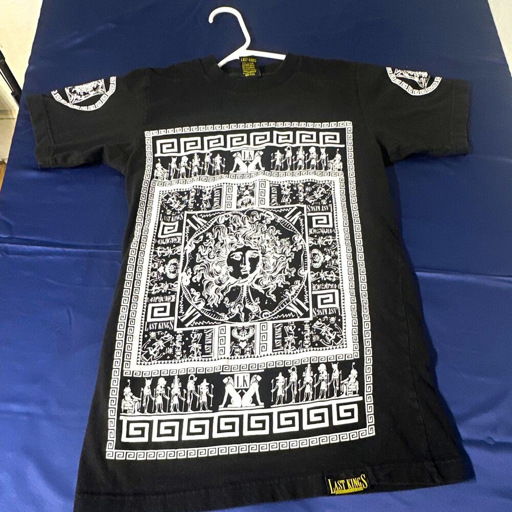 Rare Grail Last Kings Medusa Wall Egyptian Streetwear Shirt Tyga Size Small